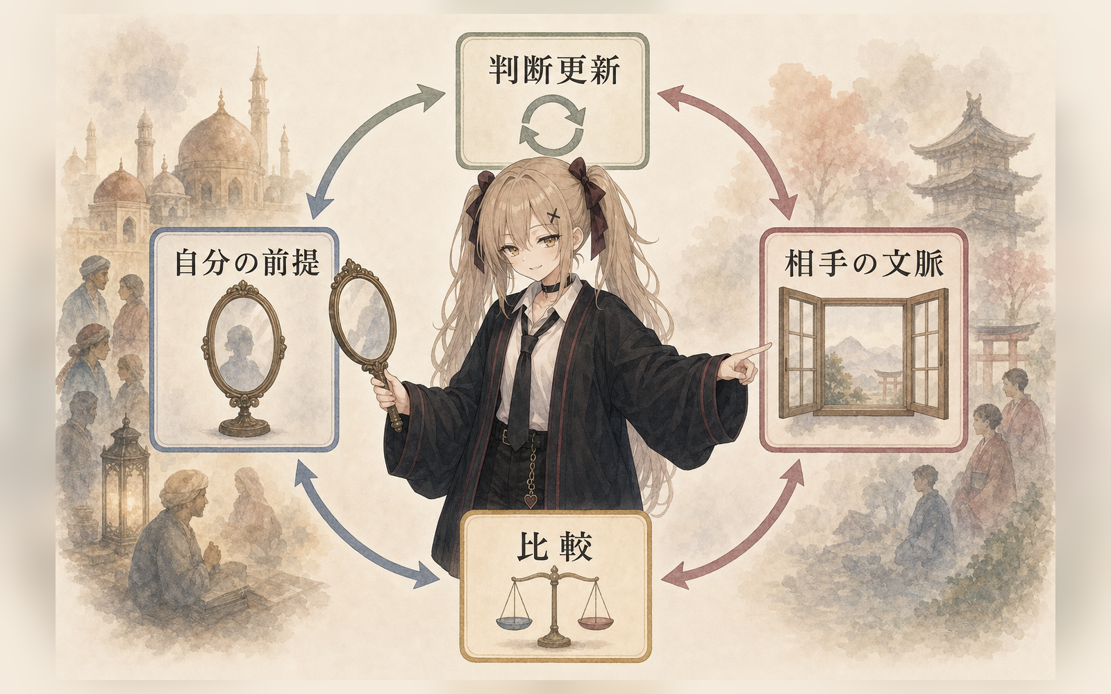 他者理解は、相手の文脈と自分の前提を同時に見直す対話の作業である。